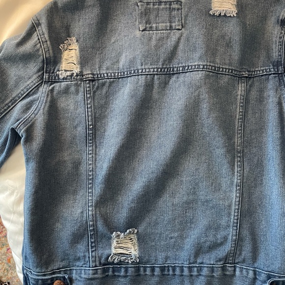 Distressed Jean Jacket - Picture 2 of 4